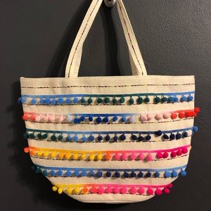 Pom Pom Tote Bag